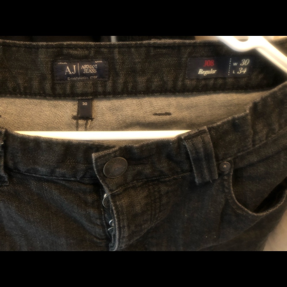 Armani Jeans Straight Pants J108 W30